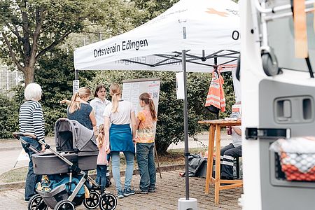 Das DRK Edingen beim Tag der Vereine 2025
