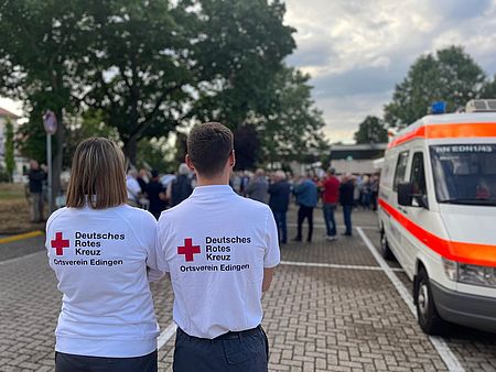 DRK Edingen sichert Festwoche in Neckarhausen mit ab