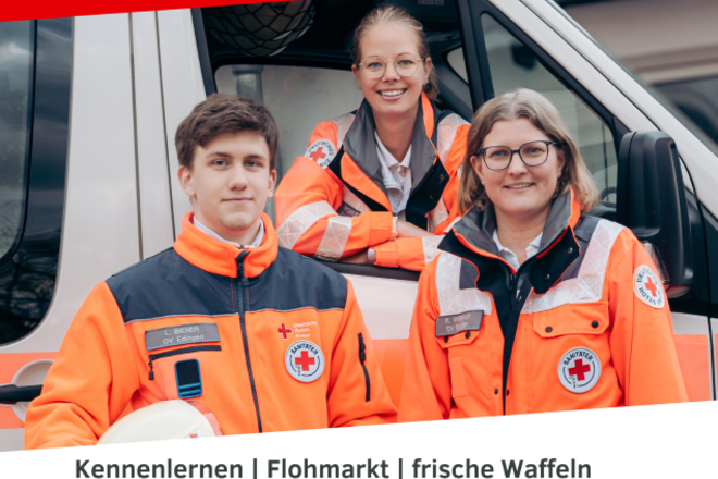 DRK Edingen bei Flohmarkttag dabei