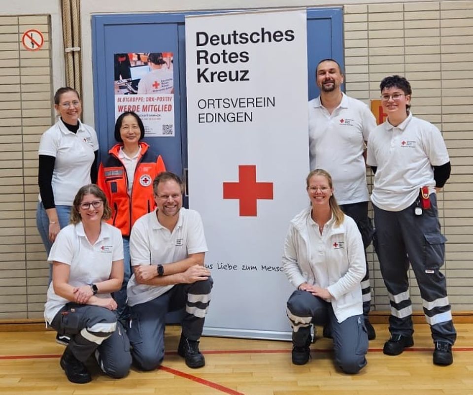 Ehrenamtliche Helfer:innen DRK Edingen